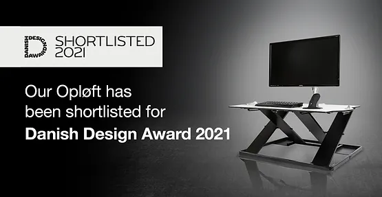 Opløft is shortlisted for a Danish Design Award