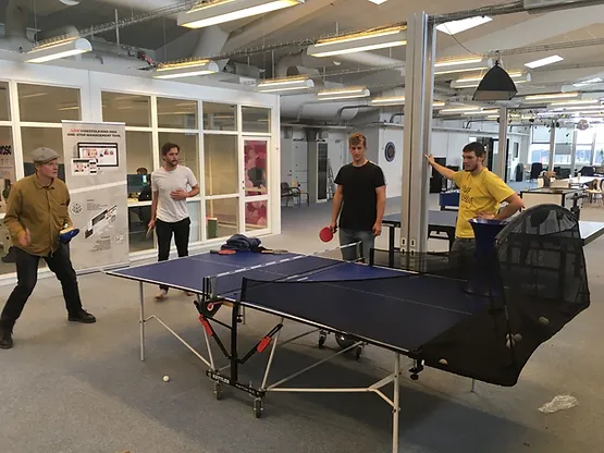 Meet our newest team-member: The ping-pong Robot!